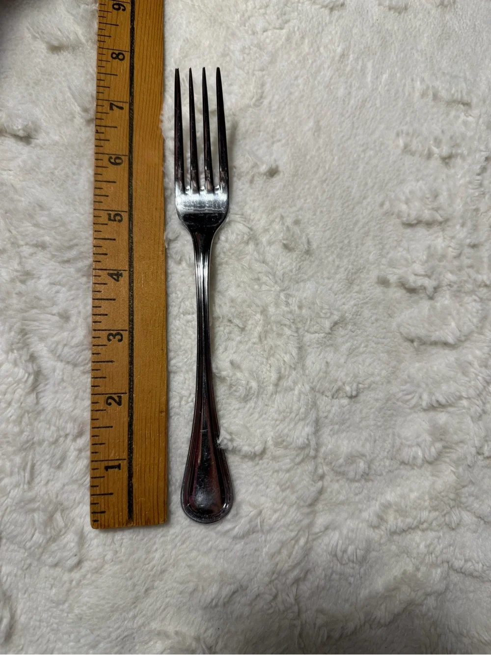 5 Salad Forks Cuisinart Mansfield 18/10 Stainless Glossy Fork Set Korea Vintage